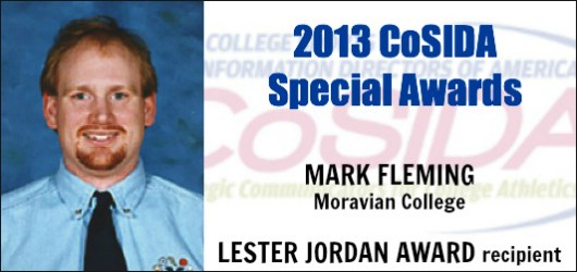 Special Awards Salute: Moravian's Mark Fleming recipient of Lester Jordan Award